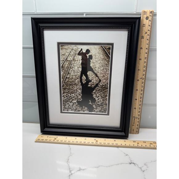 The Last Dance Street Tango by Winston Porter, Black & White Framed Art - Picture 2 of 5